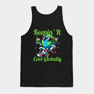 Keepin'it Cool Globally earth day 2024 Tank Top